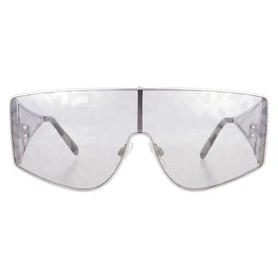 Dolce & Gabbana Dolce And Gabbana Silver Mirror Logo Shield Men's Sunglasses Dg2305 05/al 144