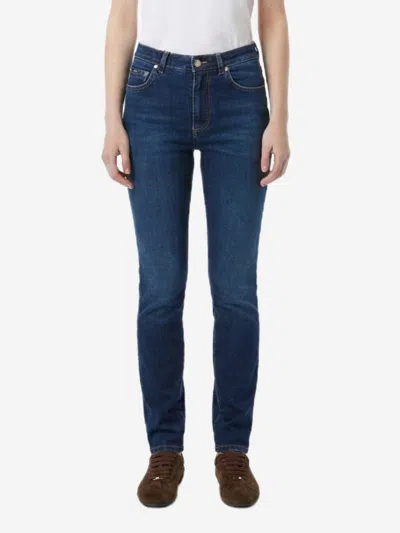 Dolce & Gabbana Skinny Fit Mid Rise Denim Jeans In Animal Print