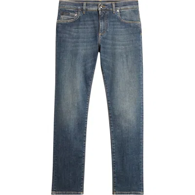 Dolce & Gabbana Dolce&gabbana Slim Fit Stretch Jeans In Blue