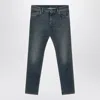 Dolce & Gabbana Dolce&gabbana Slim Stretch Light Blue Washed Jeans In Blue
