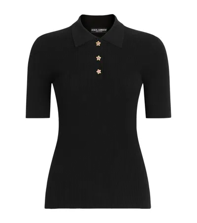Dolce & Gabbana Dolce&gabbana Slim-fit Polo Sweater