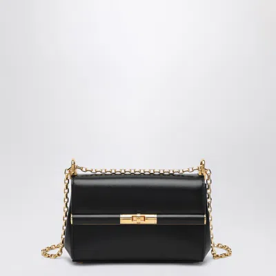 DOLCE & GABBANA DOLCE&GABBANA SMALL BLACK SHOULDER BAG MARLENE