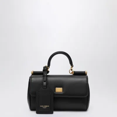 Dolce & Gabbana Dolce&gabbana Small My Sicily Handbag In Black Leather Women
