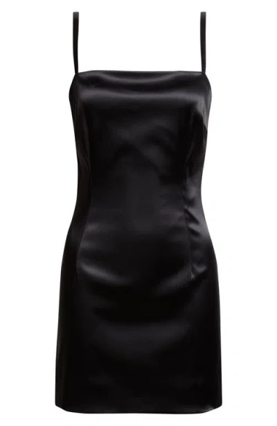 DOLCE & GABBANA DOLCE&GABBANA STRETCH SATIN MINIDRESS
