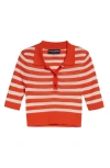 Dolce & Gabbana Dolce&gabbana Stripe Polo Sweater In Multi