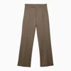 Dolce & Gabbana Dolce&gabbana Beige Wool Tailored Trousers Men In Beige