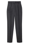 Dolce & Gabbana Dolce&gabbana Tailored Virgin Wool Pants In S8290 Melange Grigi