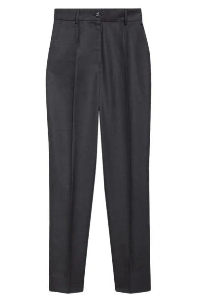 Dolce & Gabbana Dolce&gabbana Tailored Virgin Wool Pants In S8290 Melange Grigi