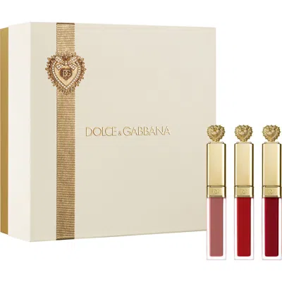 Dolce & Gabbana Dolce&gabbana The Everkiss Liquid Lip Set In Transparent