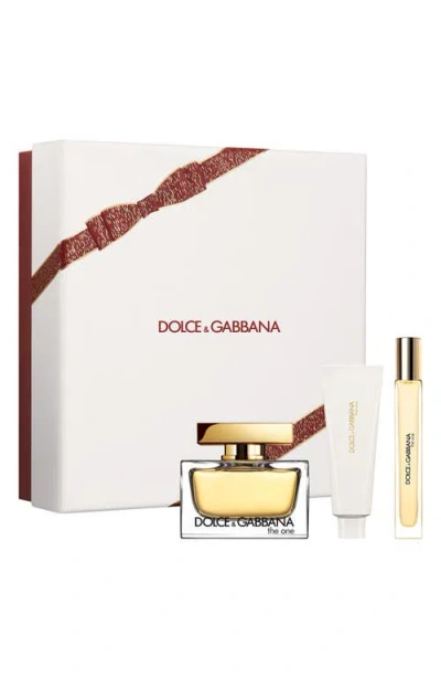 Dolce & Gabbana Dolce&gabbana The One Eau De Parfum Set $201 Value In Transparent