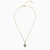 DOLCE & GABBANA THIN CHAIN NECKLACE WITH CROSS