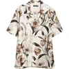 Dolce & Gabbana Floral-print Silk Shirt In Ha5bw Tulipani Fdo Latte