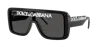 Dolce & Gabbana Logo-detail Square-frame Sunglasses In Gray