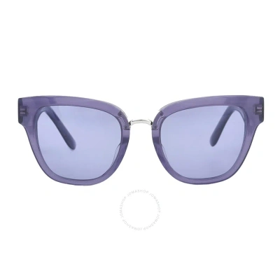 DOLCE & GABBANA DOLCE AND GABBANA VIOLET BUTTERFLY LADIES SUNGLASSES DG4437F 34071A 51