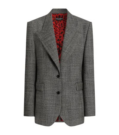 Dolce & Gabbana Dolce&gabbana Virgin Wool Oversized Blazer