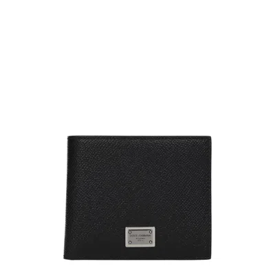 Dolce & Gabbana Dolce&gabbana Wallet Men Leather Black