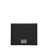 Dolce & Gabbana Black Textured Calf Leather Bi-fold Wallet