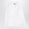 Dolce & Gabbana Dolce&gabbana White Linen Shirt Men In White