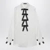Dolce & Gabbana Dolce&gabbana White Silk Shirt With Bows In White