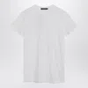 Dolce & Gabbana White T-shirt With Logo Embroidery In White