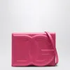 Dolce & Gabbana Dg Logo Calf Leather Crossbody Bag In Purple