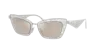 Dolce & Gabbana Dolce&gabbana Woman Sunglasses Dg2311 In Mirror Real White Gold