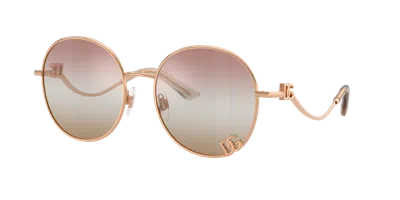 Dolce & Gabbana Dolce&gabbana Woman Sunglass Dg2324 In Gold