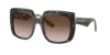 Dolce & Gabbana New Print Oversize-frame Sunglasses In Gradient Brown