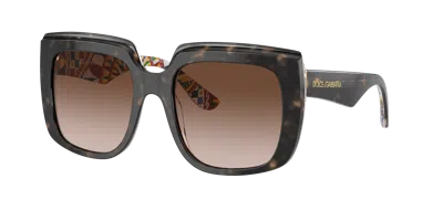 Dolce & Gabbana Dolce&gabbana Woman Sunglass Dg4414 In Brown