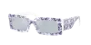 Dolce & Gabbana Rectangular Sunglasses In Gray