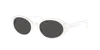 Dolce & Gabbana Dg4443 3312/87 Women's Sunglasses - White Frame, Dark Gray Lenses In White