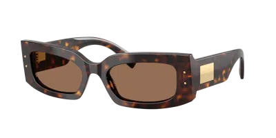 Dolce & Gabbana Dolce&gabbana Woman Sunglass Dg4479 In Dark Brown
