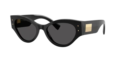 Dolce & Gabbana Dg4480f Lace Butterfly Sunglasses In Black