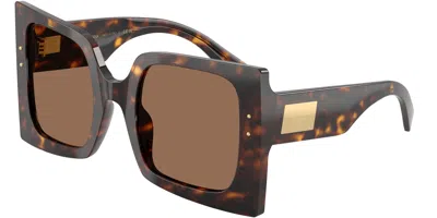 Dolce & Gabbana Dolce&gabbana Woman Sunglasses Dg4490 In Dark Brown