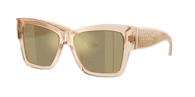 Dolce & Gabbana Dg4493 343203 Occhiali Da Sole Marroni Per Donna In Brown
