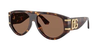 Dolce & Gabbana Dolce&gabbana Woman Sunglasses Dg4499 In Dark Brown