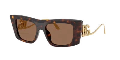 Dolce & Gabbana Dolce&gabbana Woman Sunglass Dg4510 In Brown