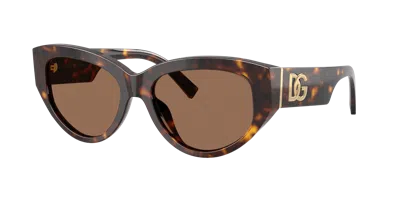 Dolce & Gabbana Dolce&gabbana Woman Sunglass Dg4514 In Brown