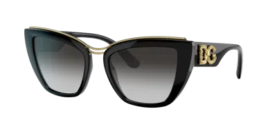 Dolce & Gabbana Women's Sunglasses, Gradient Dg6144 In Black