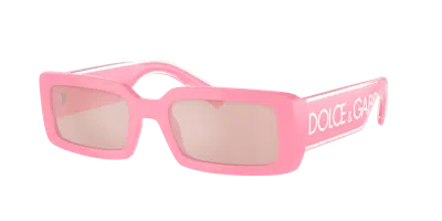Dolce & Gabbana Dolce&gabbana Woman Sunglasses Dg6187 In Light Pink Mirror Silver