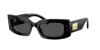 Dolce & Gabbana Acetate Rectangular Sunglasses In Dark Grey