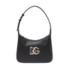 Dolce & Gabbana 3.5 Dg Logo Leather Shoulder Bag In Black