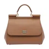 Dolce & Gabbana Dolce&gabbana Women Big Sicily Handbag In Brown