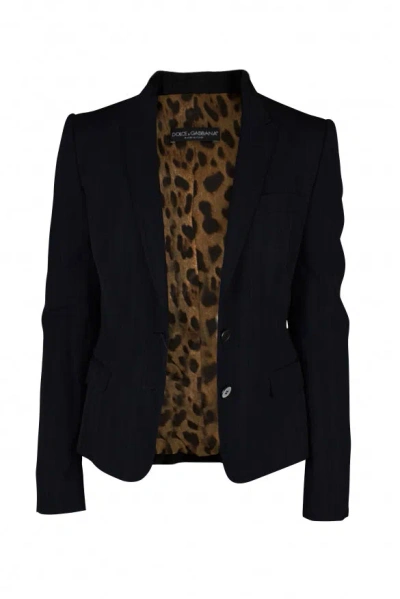 Dolce & Gabbana Dolce&gabbana Women Blazer In Black