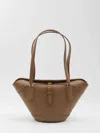 Dolce & Gabbana Brown Shoulder Bag With Two Top Handles And Buckle Closure On The Front In Brown