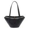 Dolce & Gabbana Coffa Capri Leather Shoulder Bag In Black