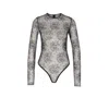 Dolce & Gabbana Chantilly Lace Body In Black