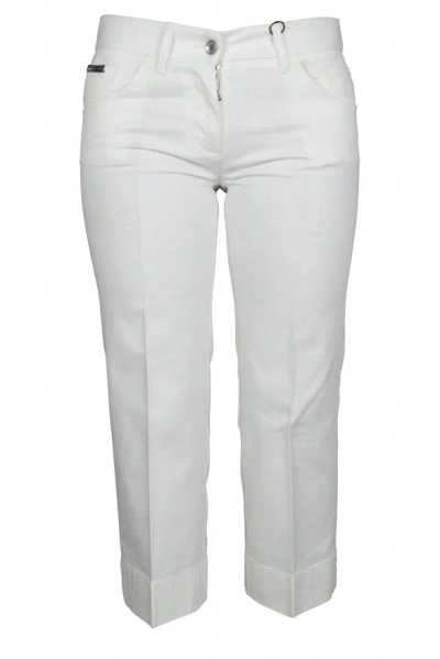 Dolce & Gabbana Dolce&gabbana Women Cropped Pants In White