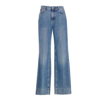 Dolce & Gabbana High-rise Straight Jeans In Blue
