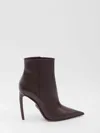 Dolce & Gabbana Desire Ankle Boots In Brown